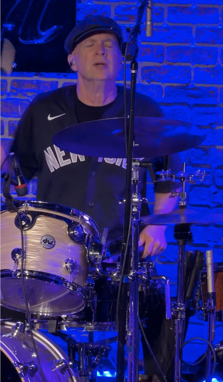 Shawn Pelton playing drums at Iridium NYC.